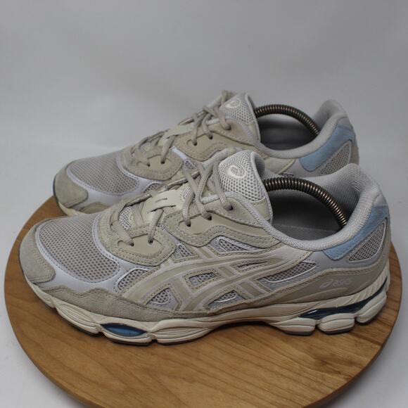 Asics Shoes Mens 10 Asics Gel NYC Smoke Grey Athletic Running Streetwear Casual - Picture 3 of 9